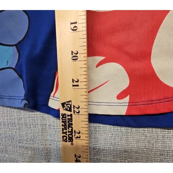 Disney Lilo & Stitch Blue Graphic T-Shirt Child Large Pre-Owned - Picture 4 of 5